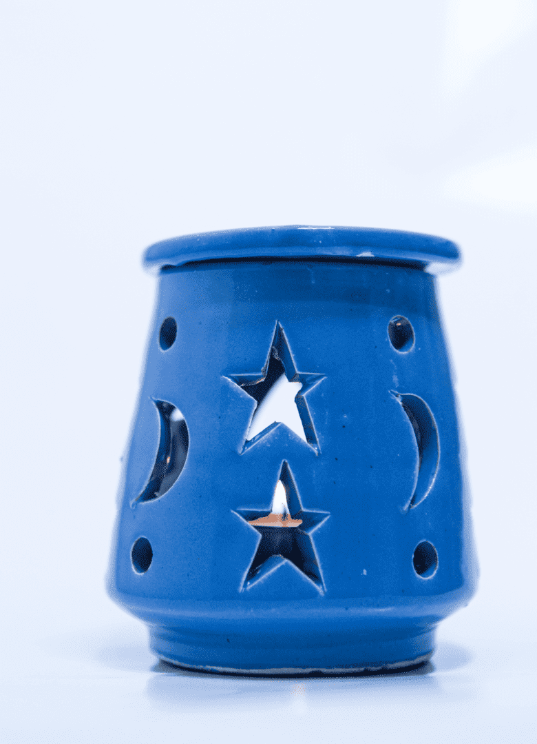 Incense burner Blue - Traditional Moroccan Style