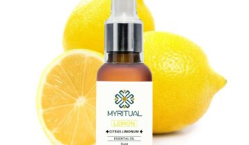 MYRITUAL Lemon Essential Oil – 100% Pure Lemon Oil for Skin & Hair Care, Diffusers , Cleaning..