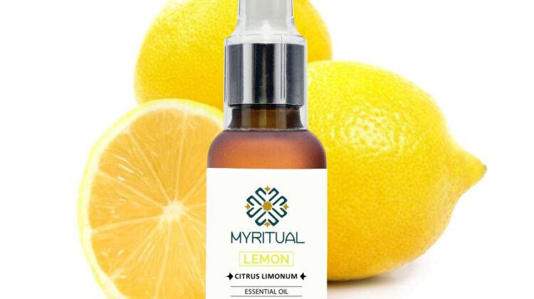 Huile essentielle de citron MYRITUAL – Huile de citron 100% pure pour les soins de la peau et des cheveux, diffuseurs, nettoyage..